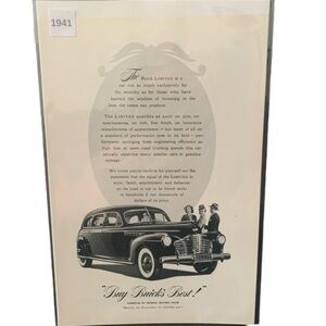 Vintage 1941 Buick The Limited Ad Advertisment